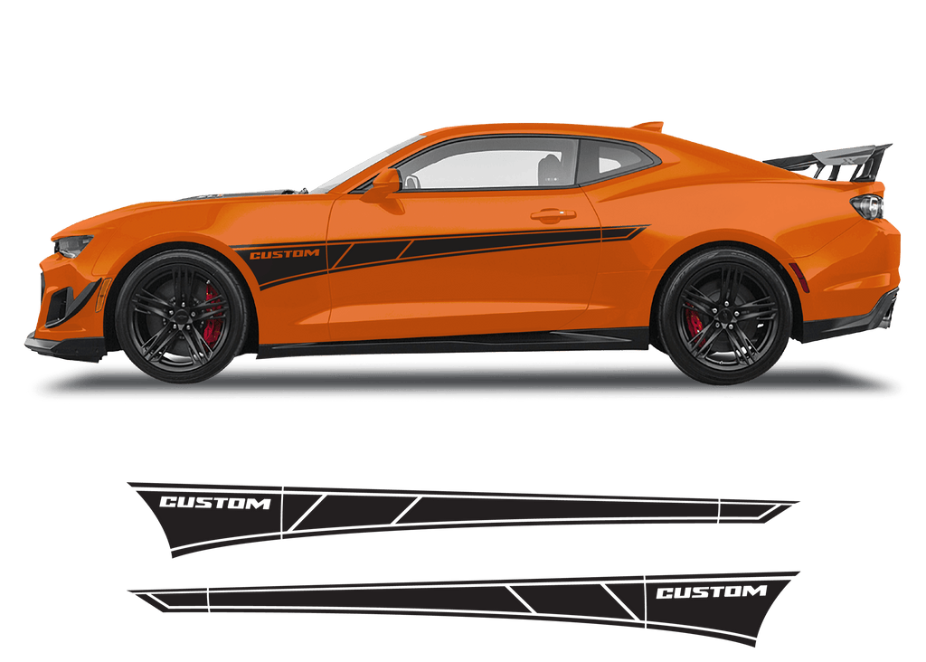 Chevrolet Camaro Side Custom Graphics Stripe