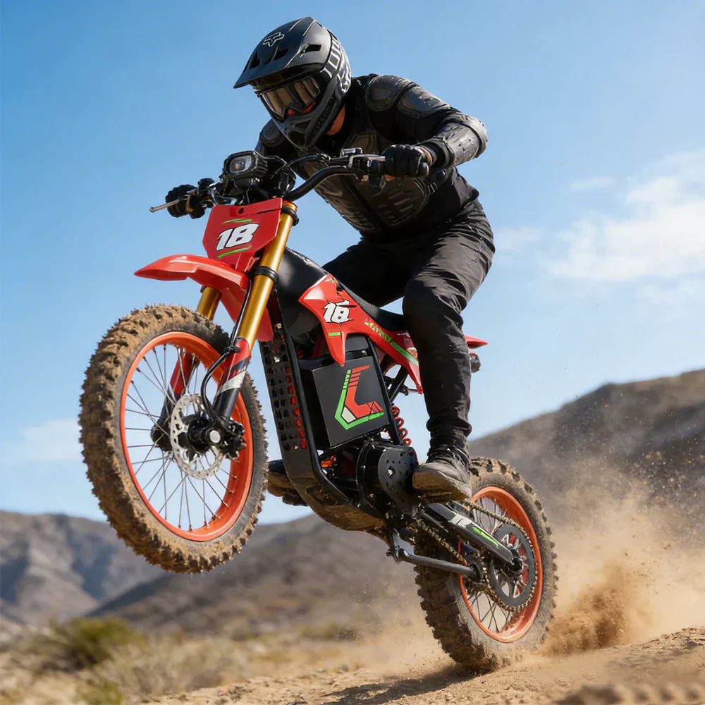 HappyRun F18 60V/30Ah 6000W Off-Road Electric Mini Dirt Bike