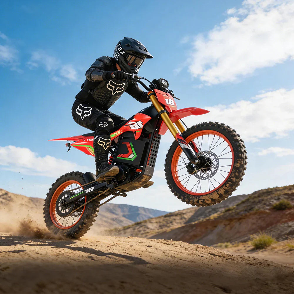 HappyRun F18 60V/30Ah 6000W Off-Road Electric Mini Dirt Bike