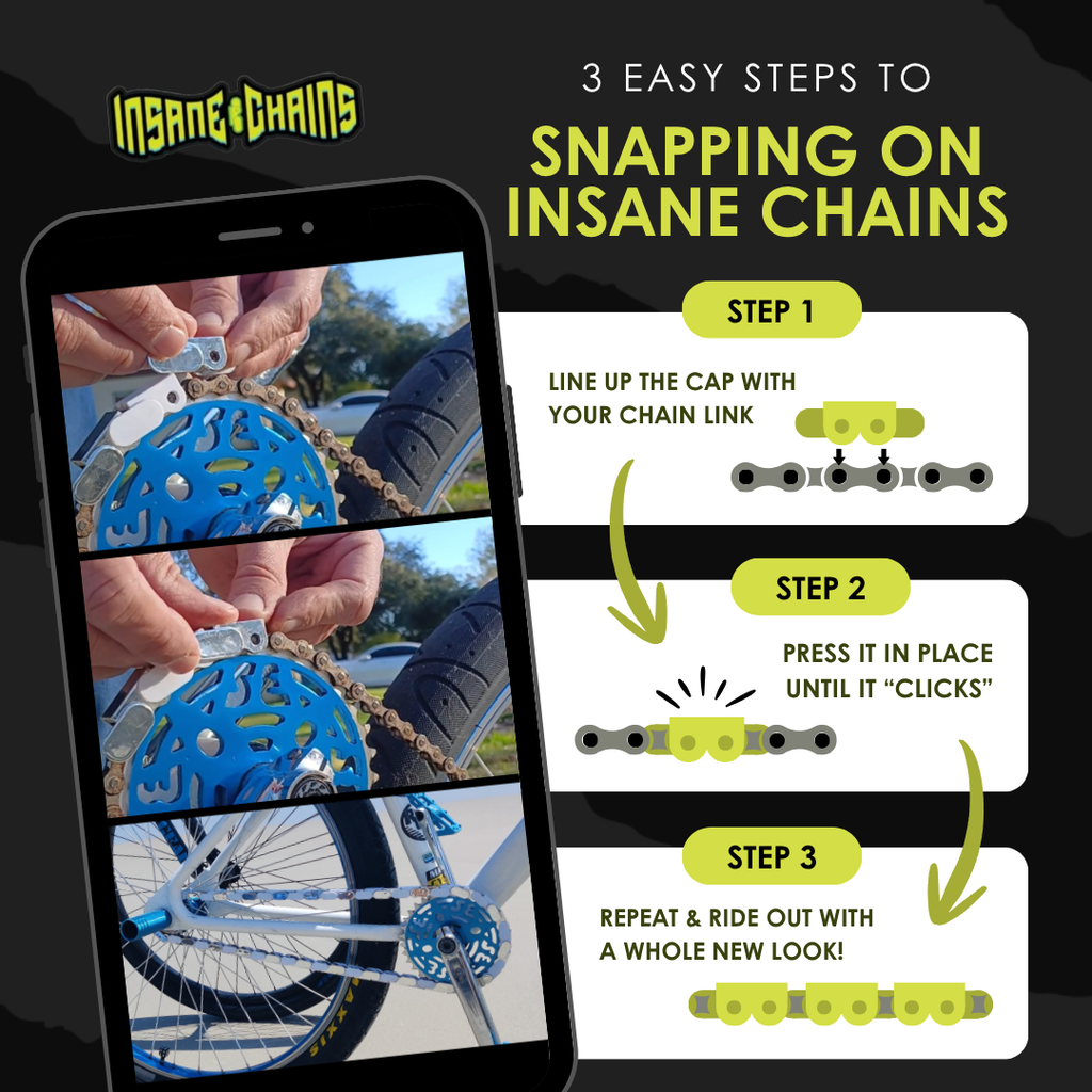 Chrome Chain Caps