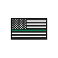 Thin Green Line Flag - PVC Patch (5pk)