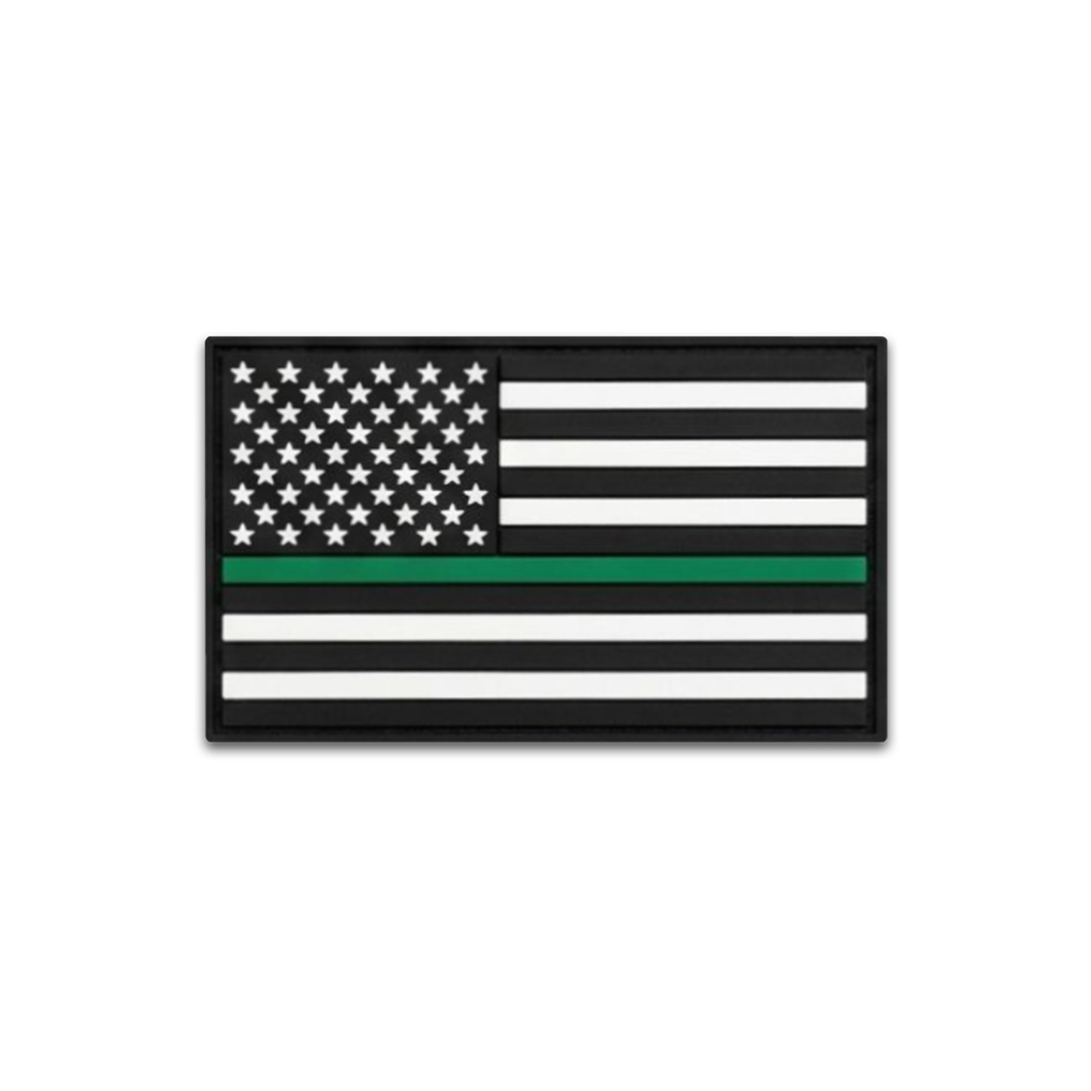 Thin Green Line Flag - PVC Patch (5pk)
