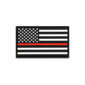 Thin Red Line Flag - PVC Patch (5pk)