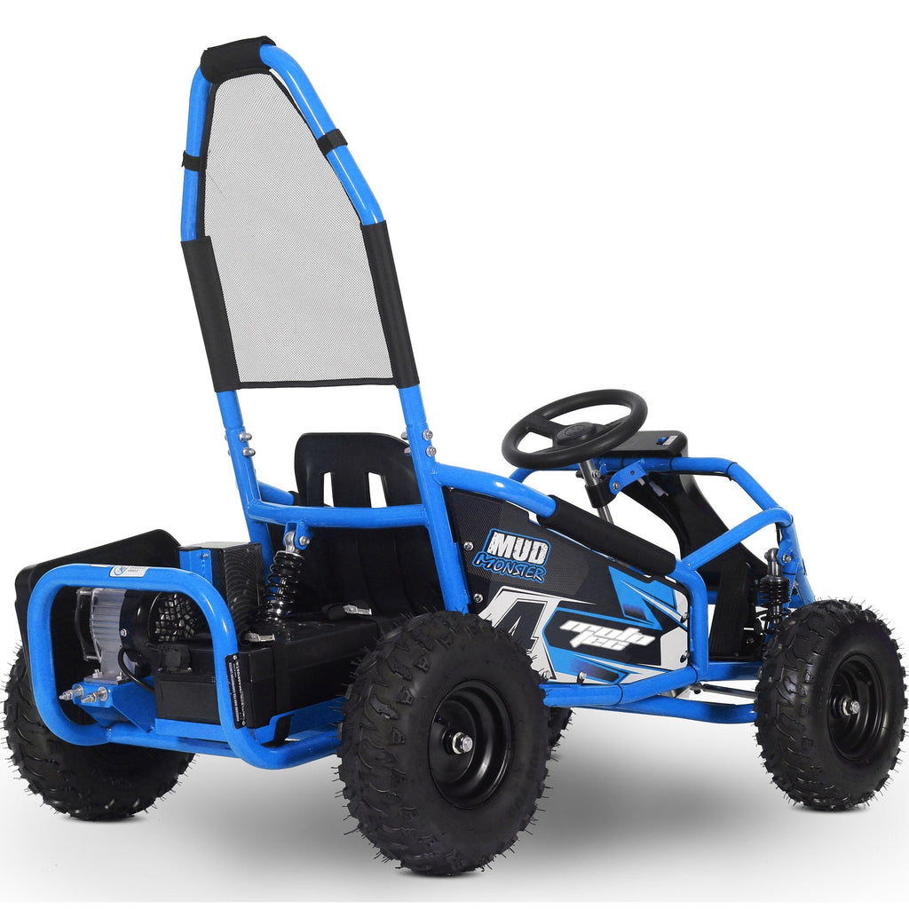 MotoTec 48v 1000w Mud Monster Kids Electric Go Kart