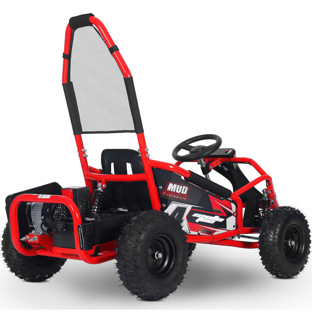 MotoTec 48v 1000w Mud Monster Kids Electric Go Kart