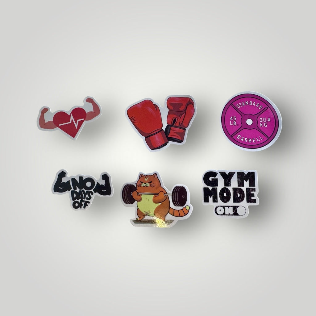 GRIND & GLOW | 50pc Inspirational Fitness & Workout Stickers
